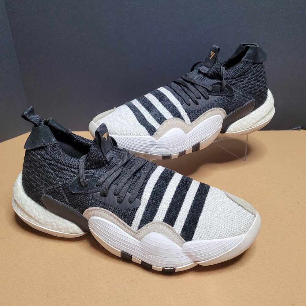 adidas Men’s Trae Young 2.0 Basketball Shoes Cloud White/Core Black/Matte US 12